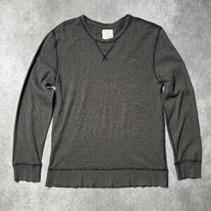 J.Crew Men's Grey and Black Sweatshirt